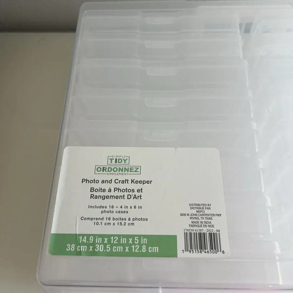 Simply Tidy Photo And Craft Keeper New